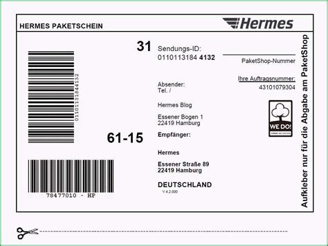 hermes online etticket